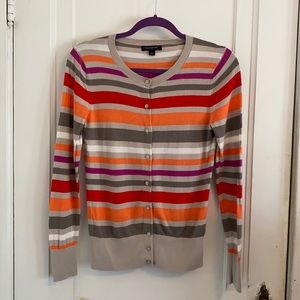 Banana Republic Striped Cardigan, Small